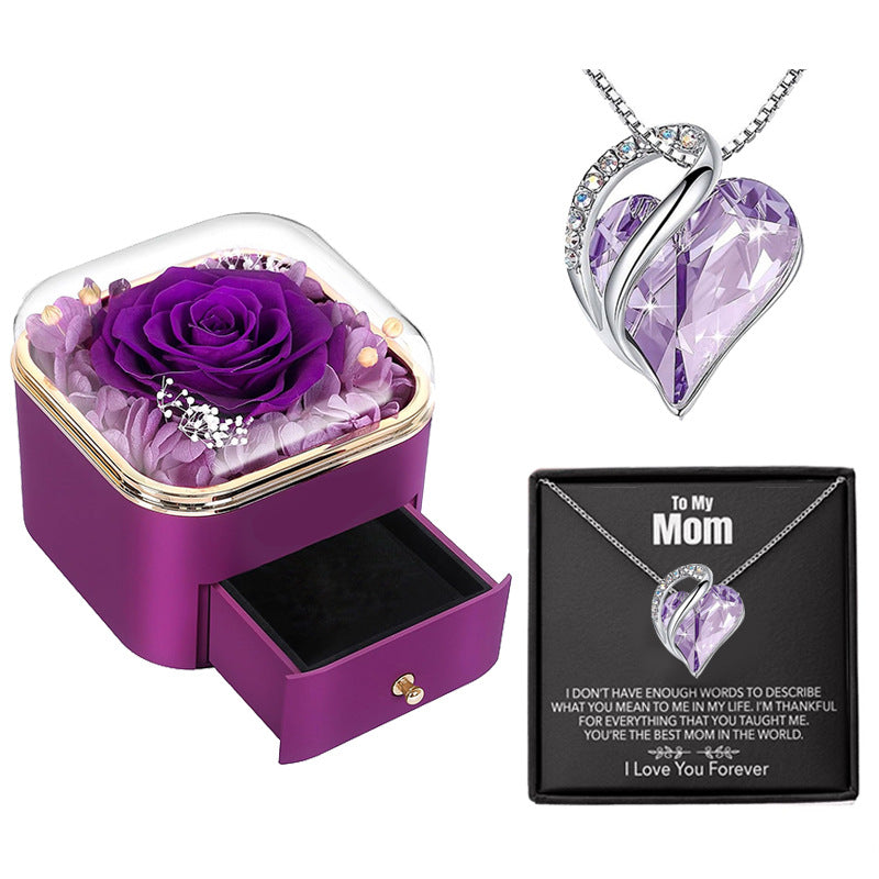 Romantic Rose Drawer Jewelry Box