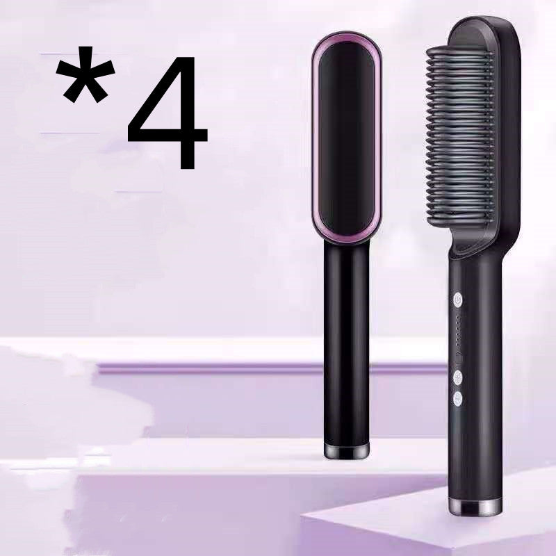 2-in-1 Ionic Hair Straightener & Curling Brush