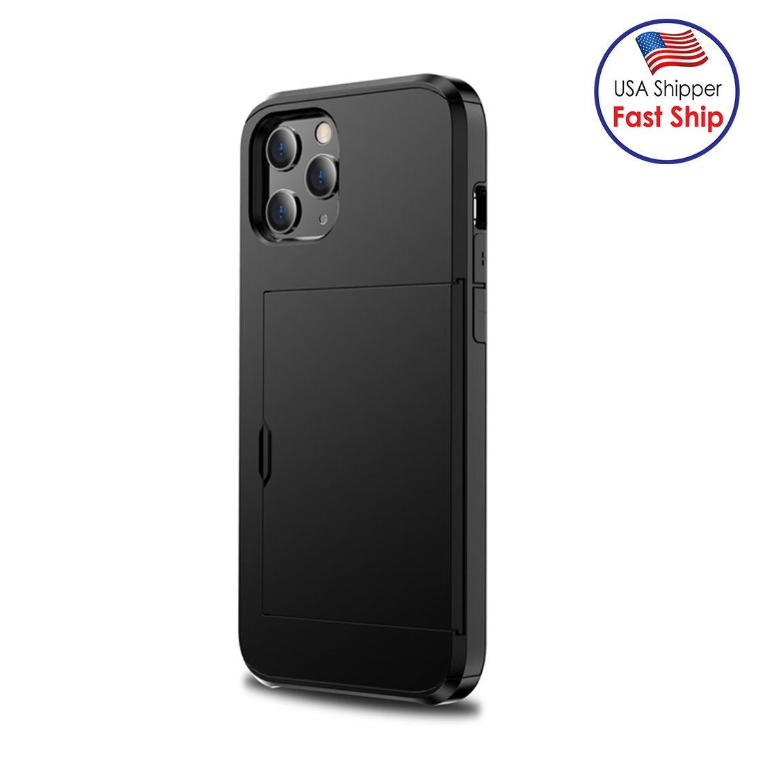 AMZER Hybrid Credit Card Case With Holster for iPhone 12 Max