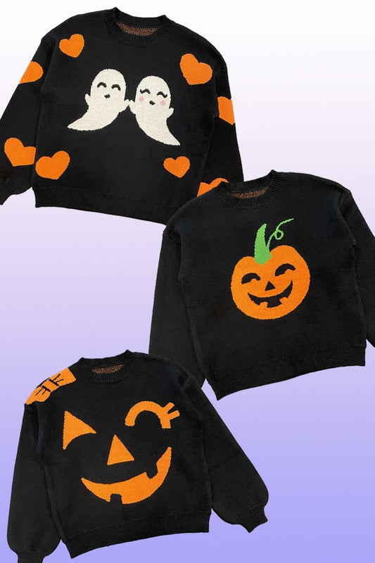 Cozy Halloween Knit Sweaters for Women & Men | Spooky Fall Fashion 2025