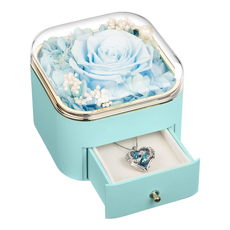 Romantic Rose Drawer Jewelry Box