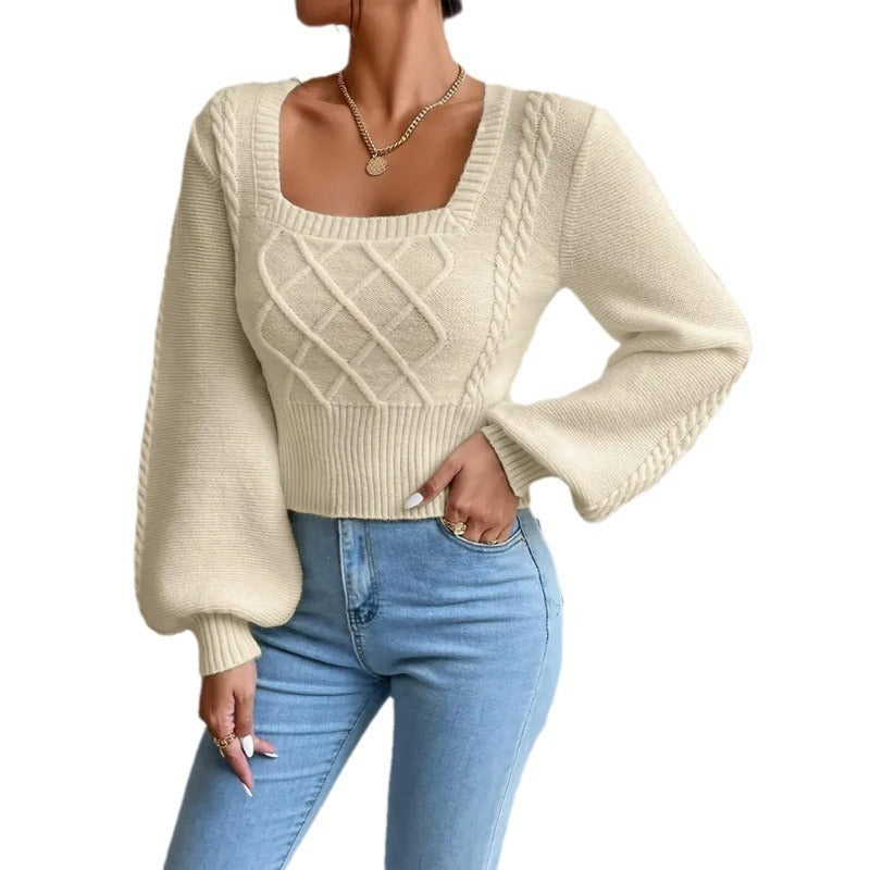 Square Collar Knitwear