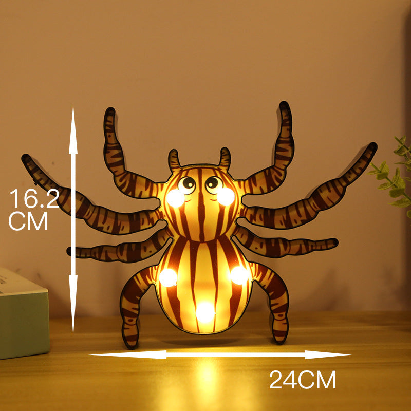 Halloween LED Lights Decoration – Pumpkin, Spider, Bat & Skull Decor
