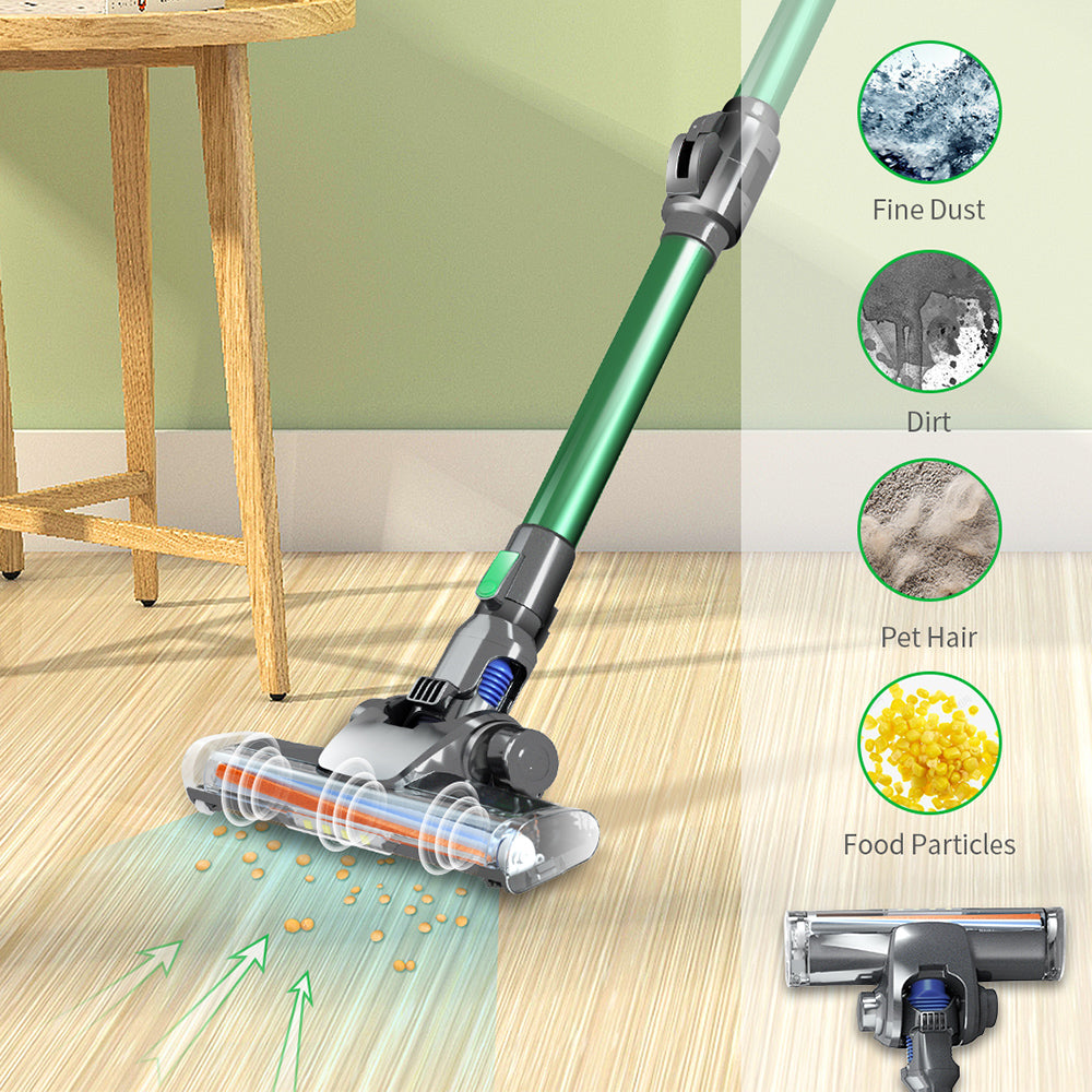 Foldable cordless vacuum cleaner for pet hair and home cleaning