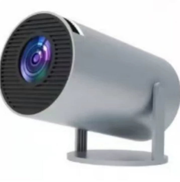 HY300 Pro Smart Projector: 180° Rotating 4K Home Theater Mini Cinema