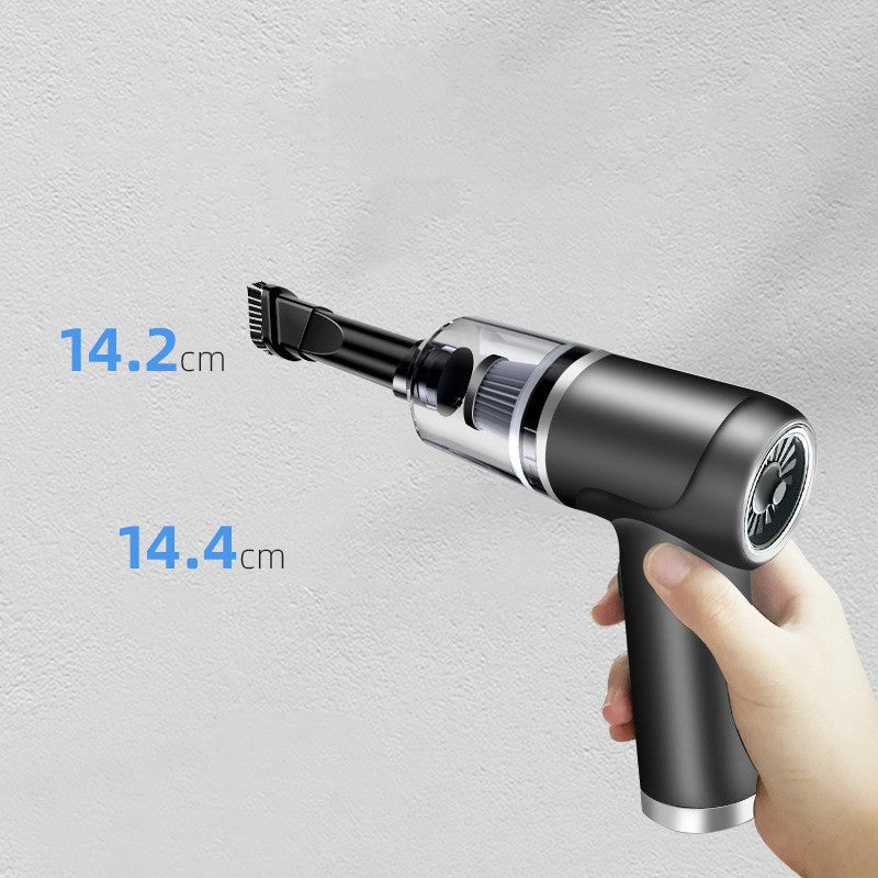 Handheld wireless car vacuum cleaner for interior detailing