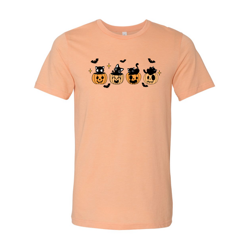 Black Cat Pumpkin Halloween Shirt – Spooky Holiday Costume Tee