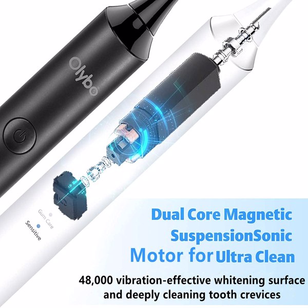 Electric Toothbrush 5 Modes with 6 Brush Heads