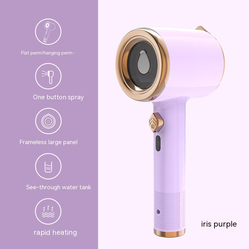 2-in-1 Mini Portable Handheld Garment Steamer - Vertical Fabric Steam Iron for Travel & Home