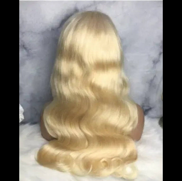 30 Inch Blonde Body Wave HD Lace Front Wig – 13x4 Transparent Human Hair Wig for Black Women
