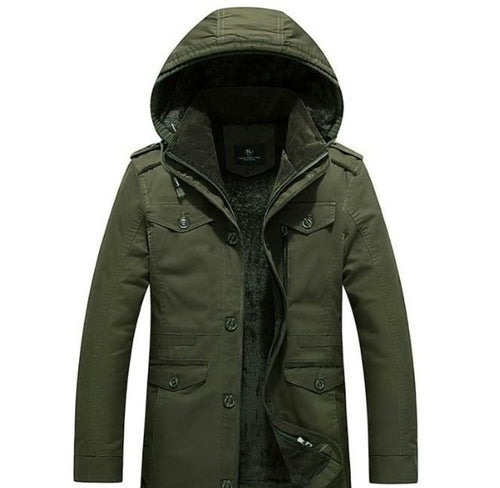 army hooded jacket