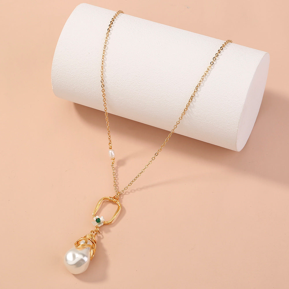 pearl necklace and earring sets