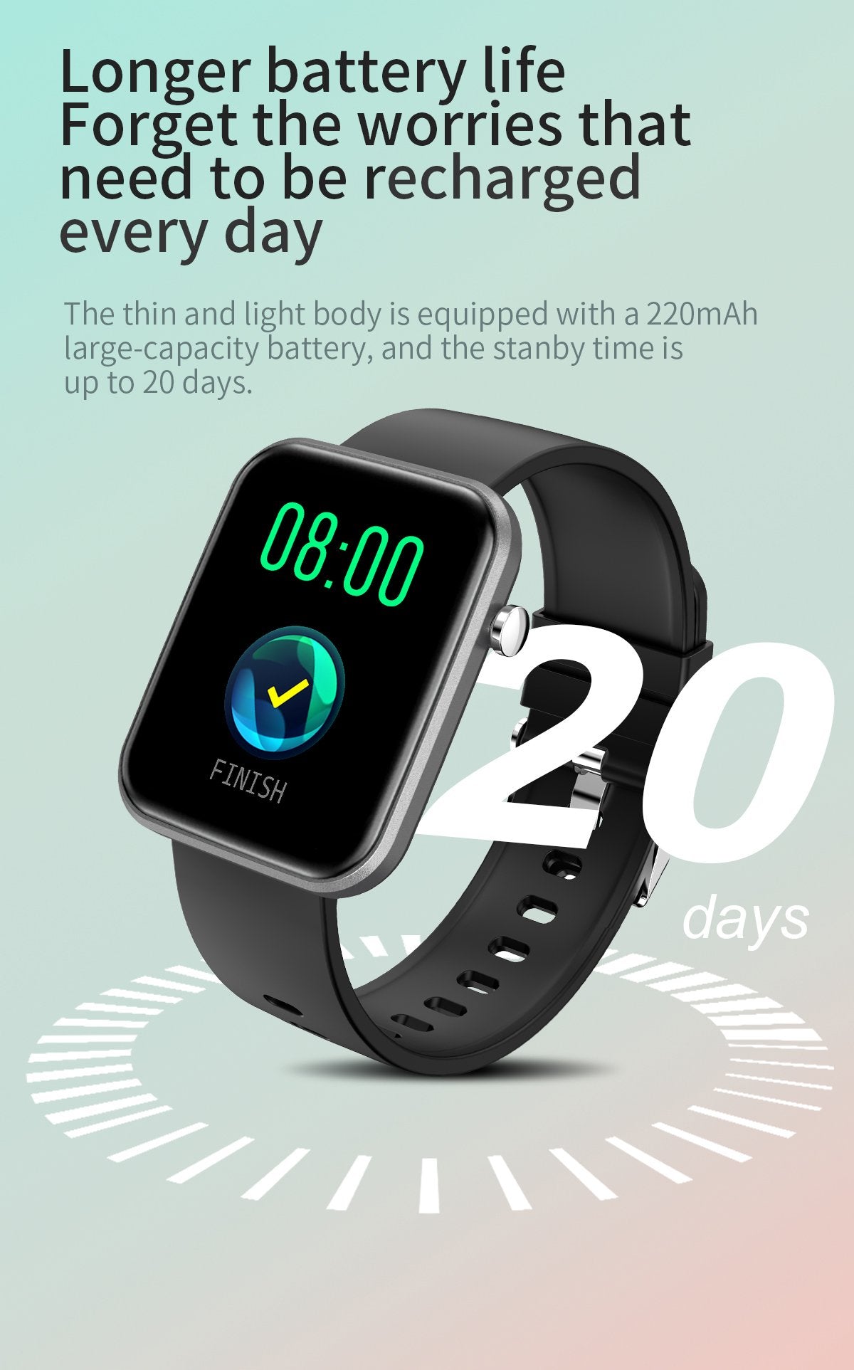 Smartwatch With Three Bands And Wellness + Activity Tracker