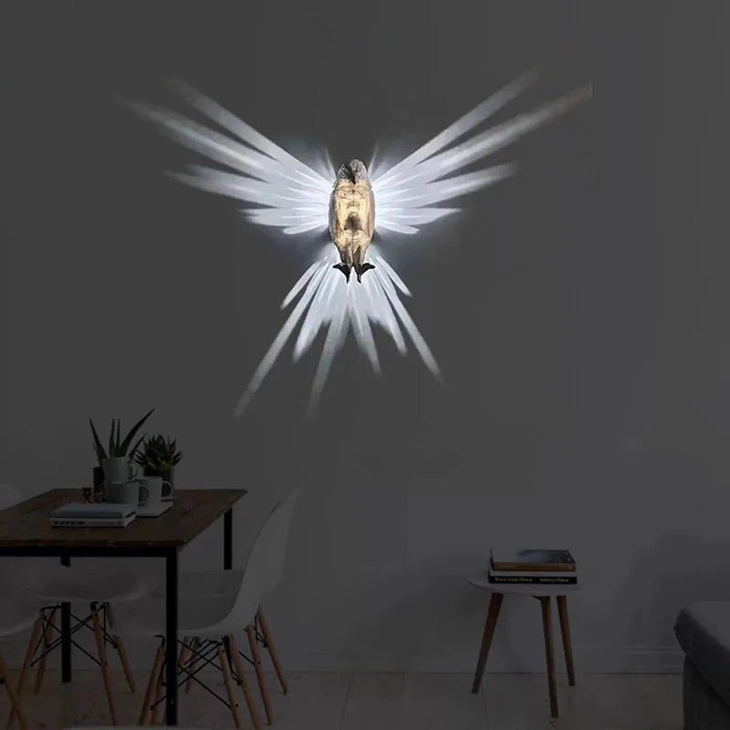 bird wall light