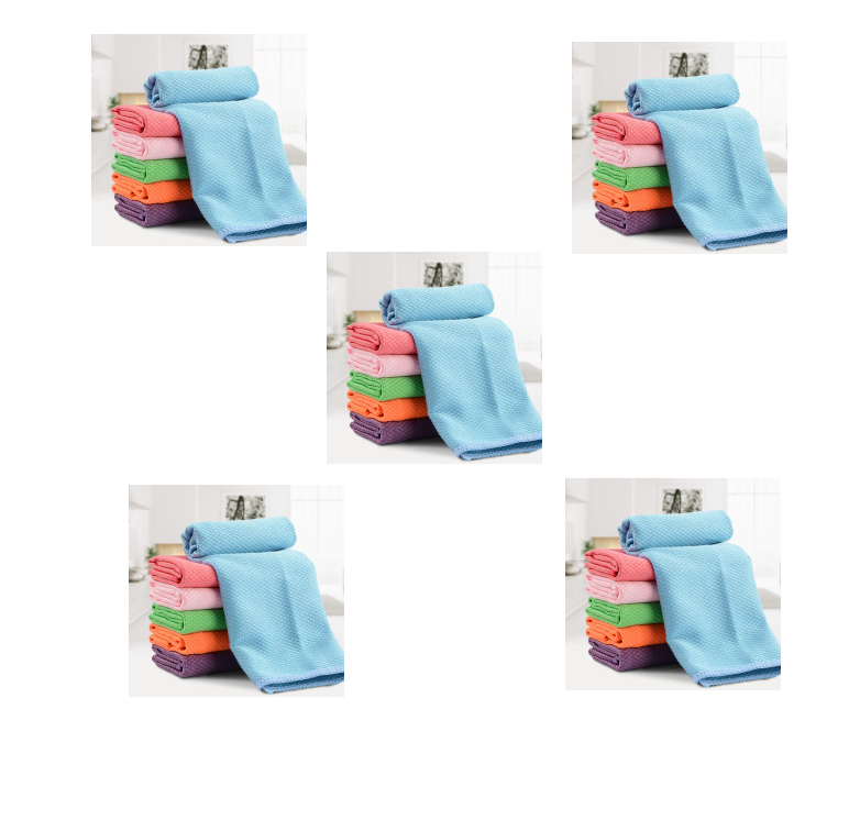 Microfiber cleaning cloth