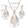 pearl necklace and earring set