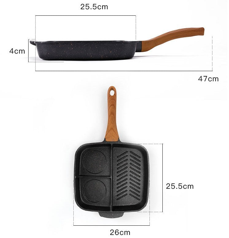 Maifanshi Multi-Function Non-Stick Frying Pan | Omelette & Steak Pan for Induction Cooker