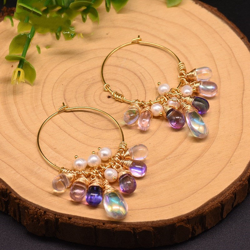 pearl earrings