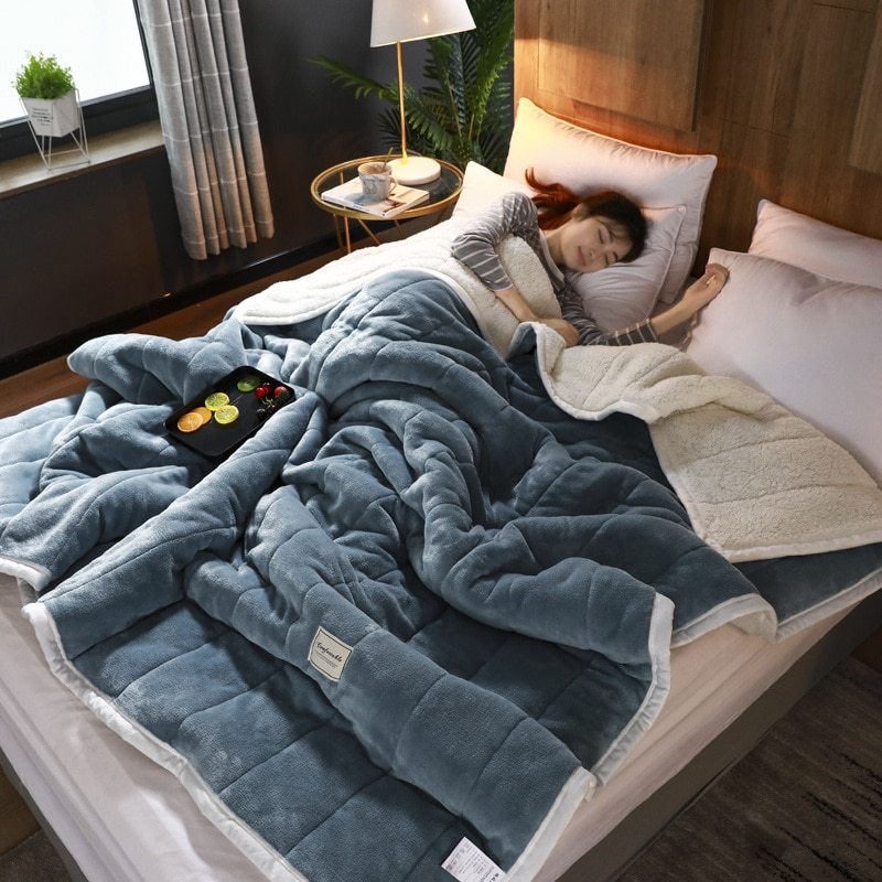 Thick Fleece Blankets & Throws – Warm Luxury Bedding