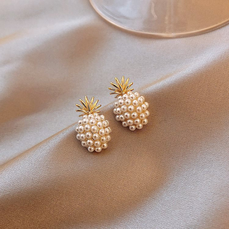 Pineapple Starfish Pearl Earrings