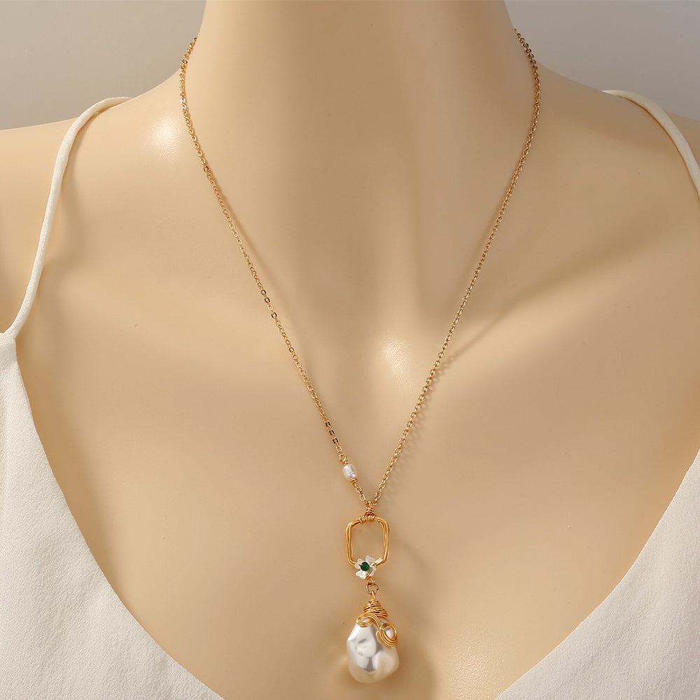 pearl necklace and earring sets