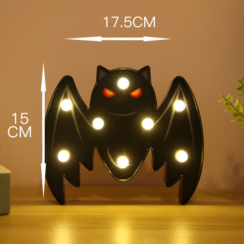 Halloween LED Lights Decoration – Pumpkin, Spider, Bat & Skull Decor
