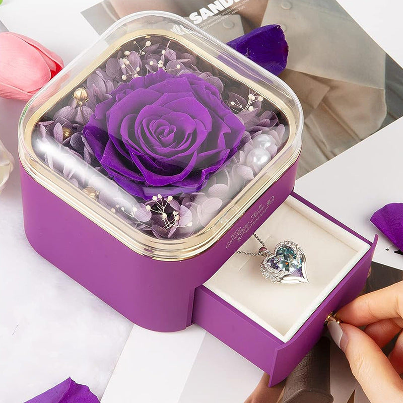 Romantic Rose Drawer Jewelry Box