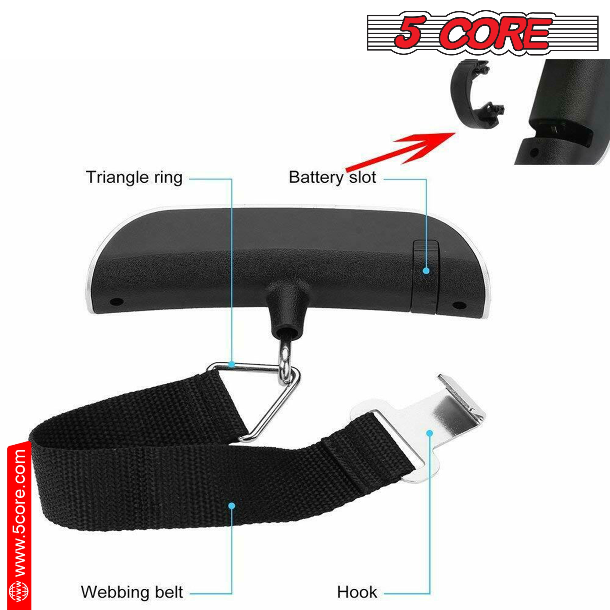 5Core Digital Luggage Scale