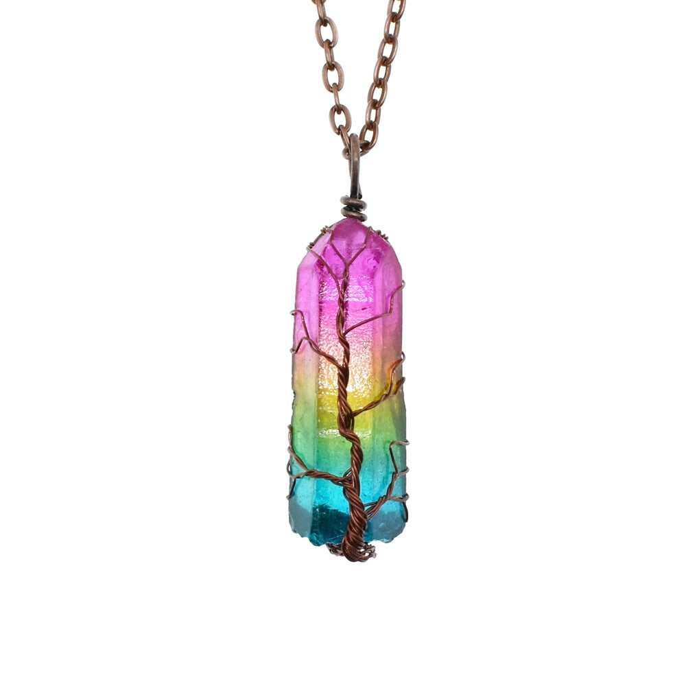 pendant with crystals