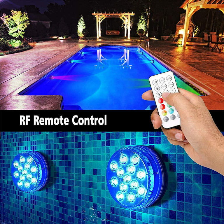 AquaGlow™ 10 LEDs Submersible Pool Light