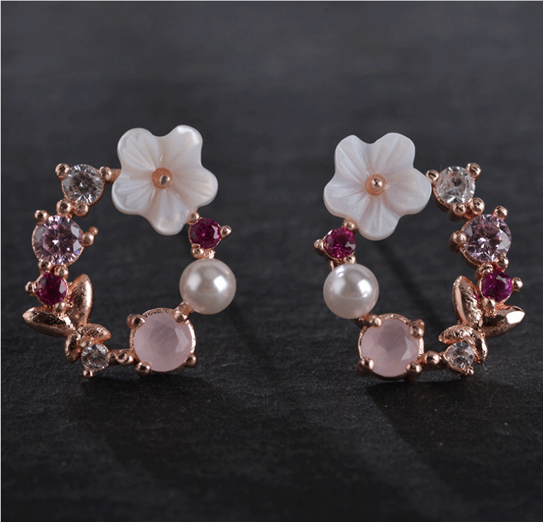 flower earrings