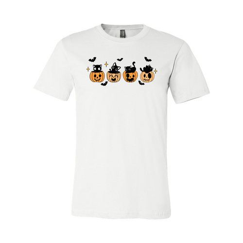 Black Cat Pumpkin Halloween Shirt – Spooky Holiday Costume Tee