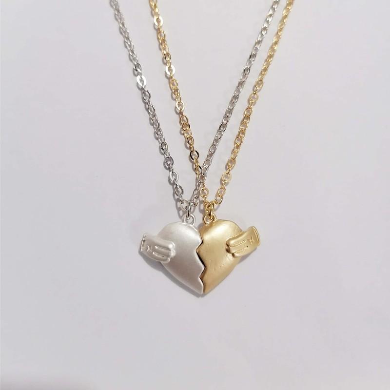 magnetic love heart necklace