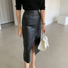 European And American Temperament Deep Split Skirt