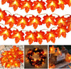 10Ft Maple Leaf String Lights Thanksgiving Christmas Decorations