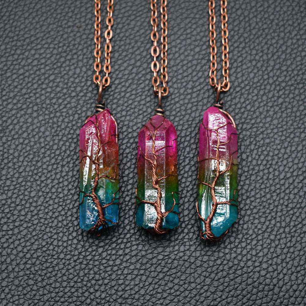 crystal pendant chain