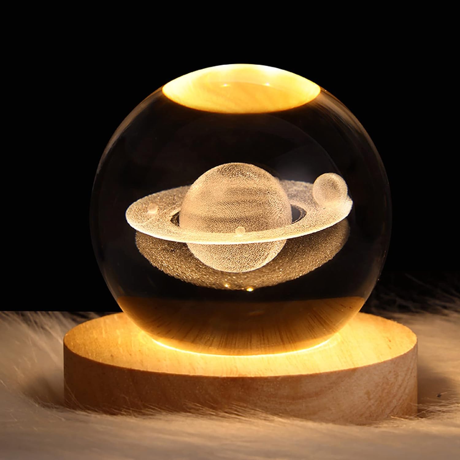 galaxy crystal ball night light