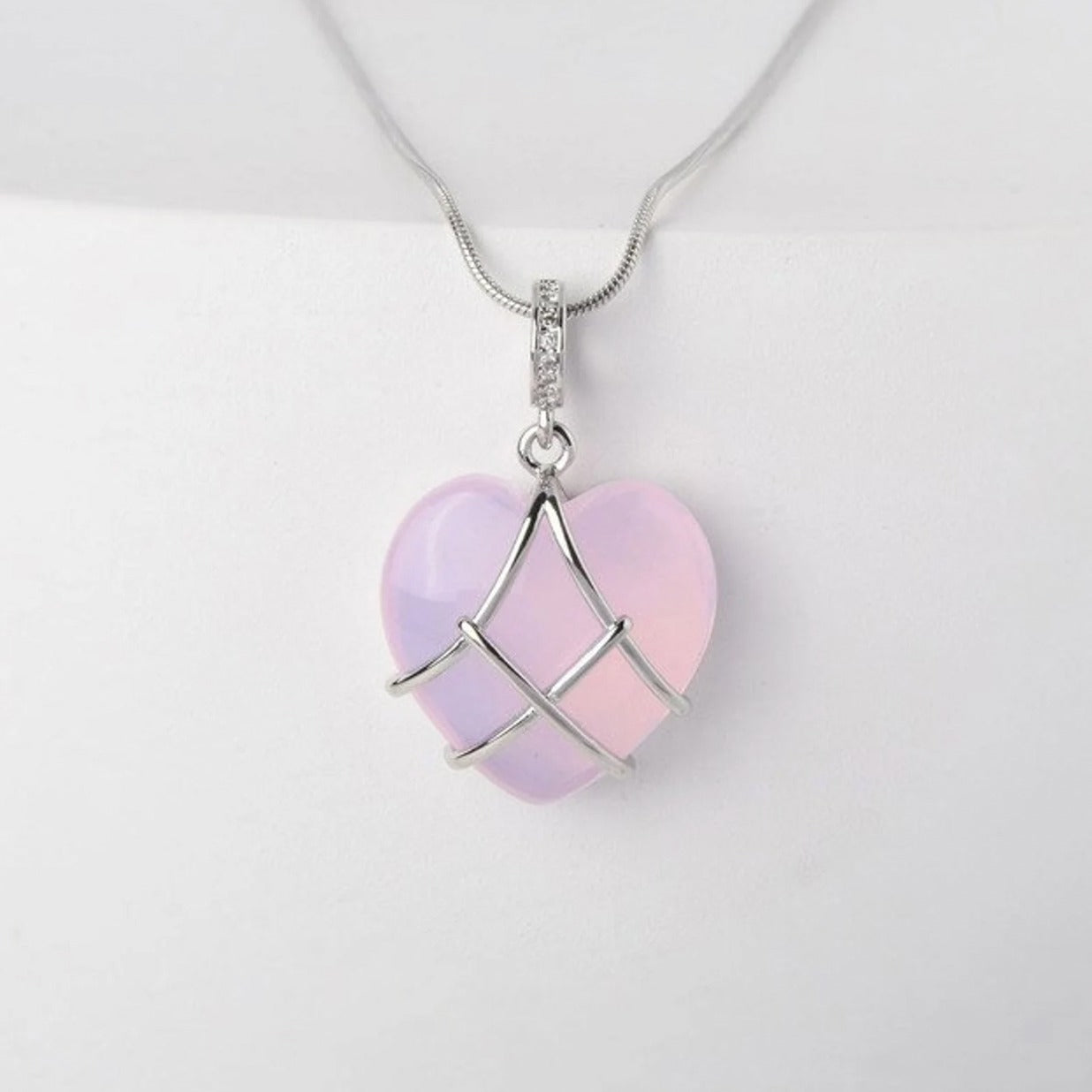 moon stone necklace