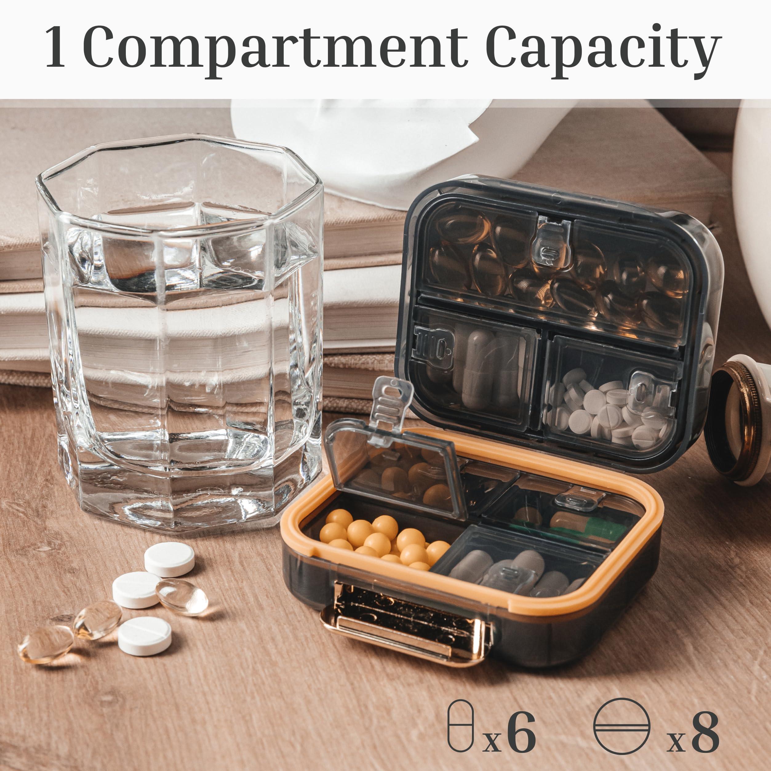 travel pill box organizer