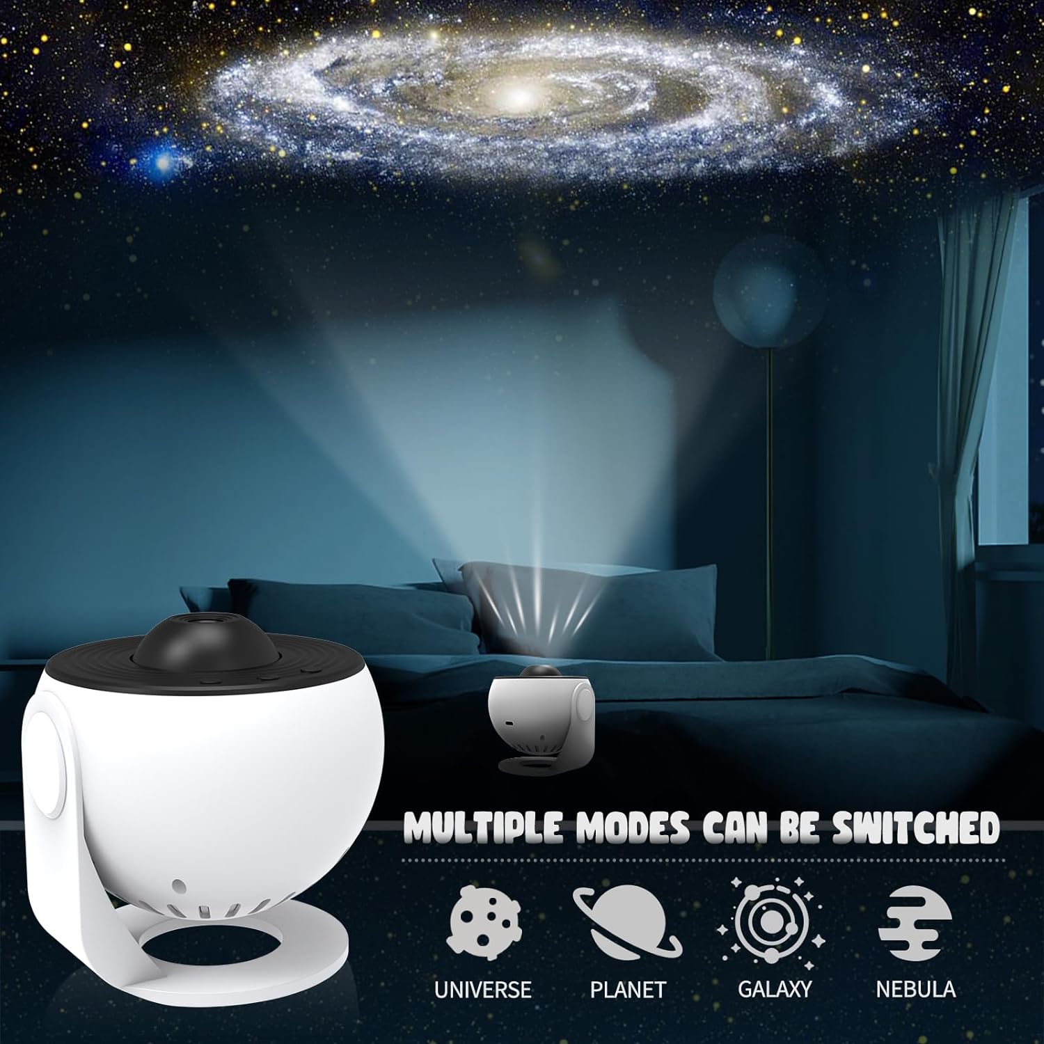 AstroGlow™ 360° Planetarium Projector