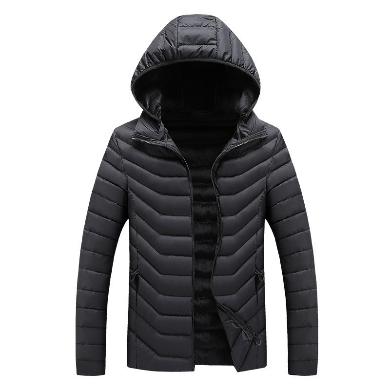 womens puffer hooded coat