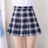 Women's Spring And Summer Plaid High Waist Skirt