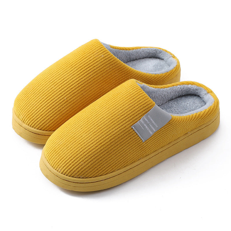 Corduroy Slippers for Women & Men – Comfortable Home Shoes