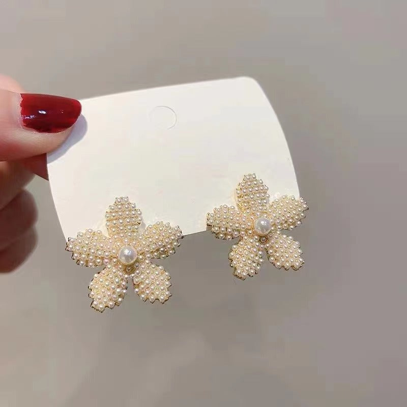 Pineapple Starfish Pearl Earrings