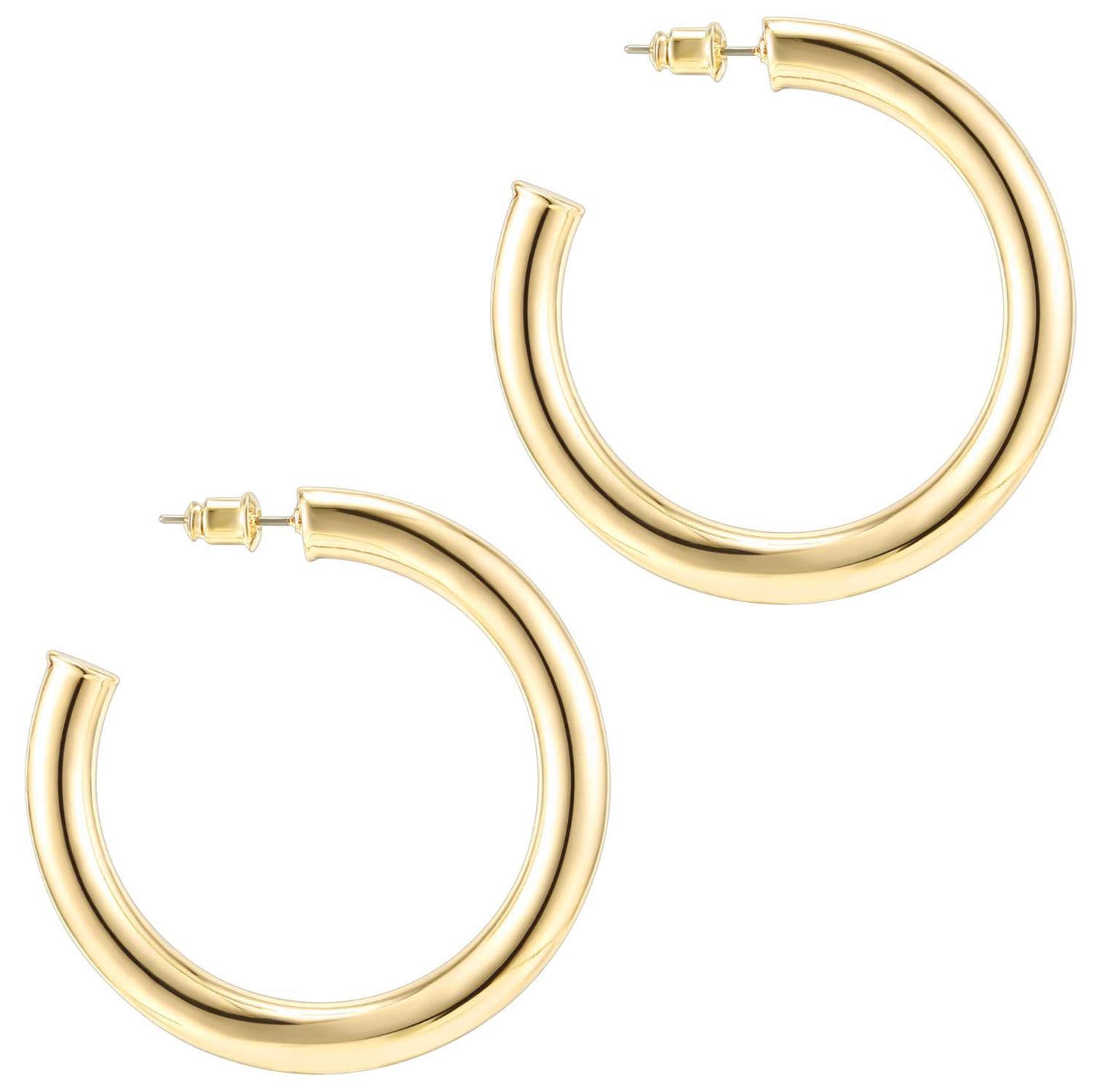 circle in circle earrings