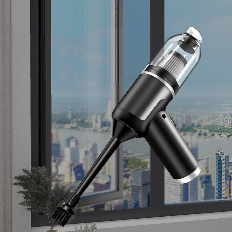 Handheld wireless car vacuum cleaner for interior detailing