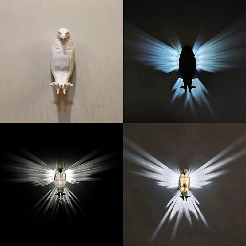 bird wall light