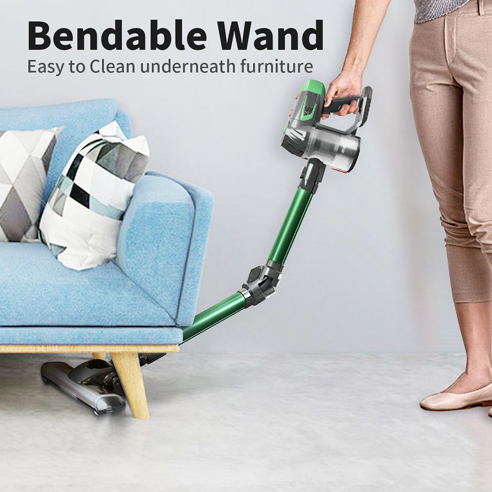 Foldable cordless vacuum cleaner for pet hair and home cleaning