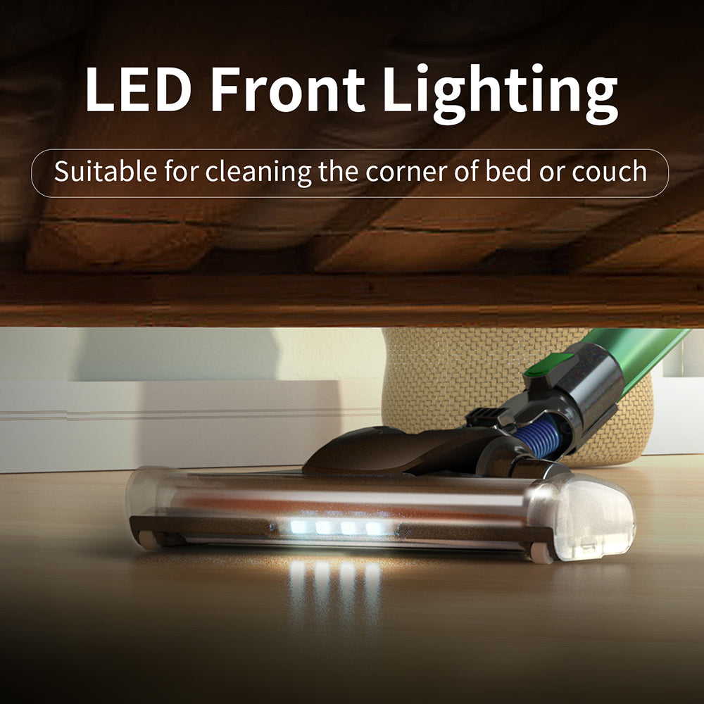 Foldable cordless vacuum cleaner for pet hair and home cleaning