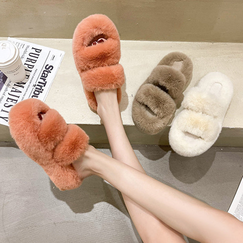 fuzzy bedroom slippers